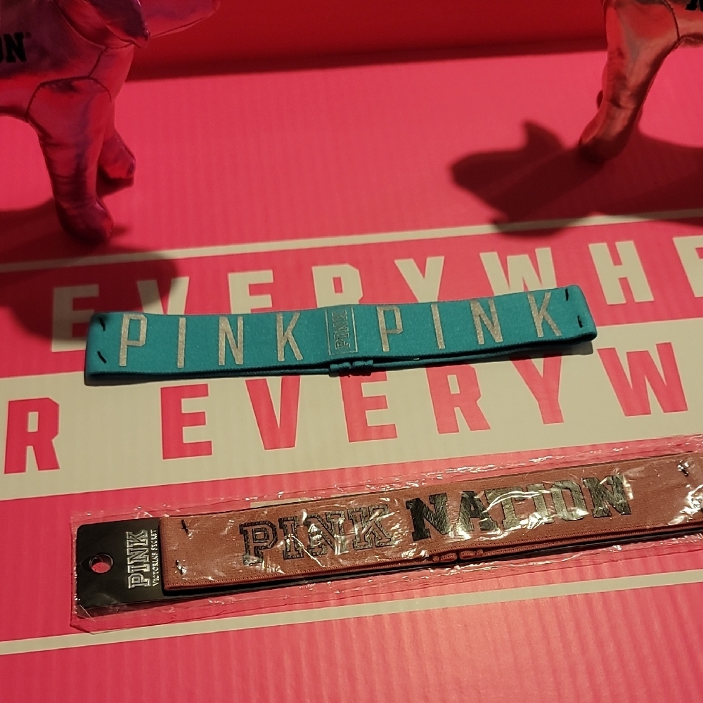 Pink and Blue PINK Dog Collars